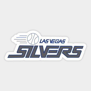 Defunct Las Vegas Silvers Basketball Sticker